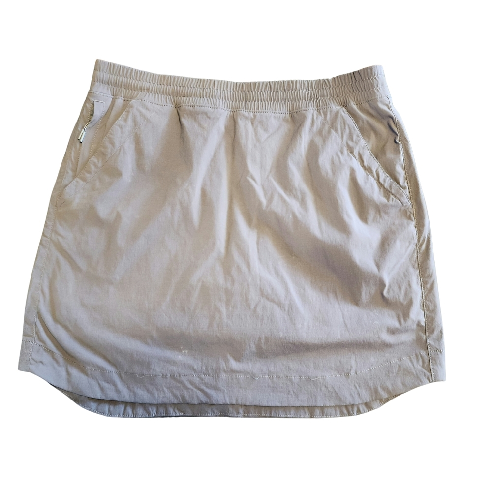 Alaskan Hardgear Duluth Trading Co. Gray skirt skort nylon blend size 14 women's